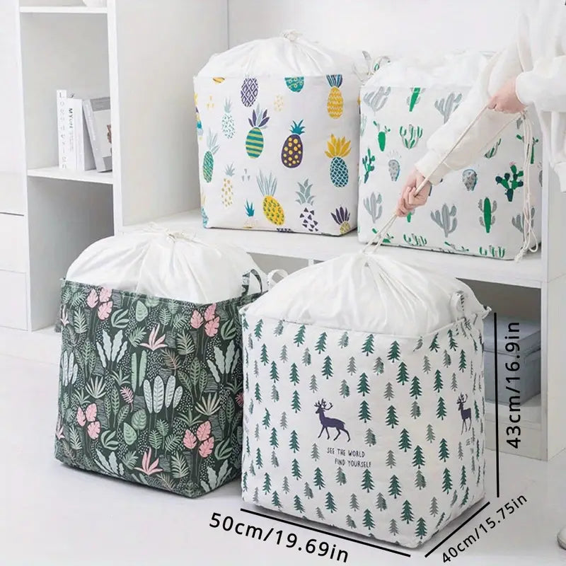 Panier à Linge avec Boîte de Rangement Zippée