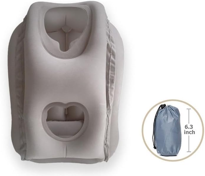 Oreiller Gonflable de Voyage - Confort Ergonomique pour Tous Vos Déplacements