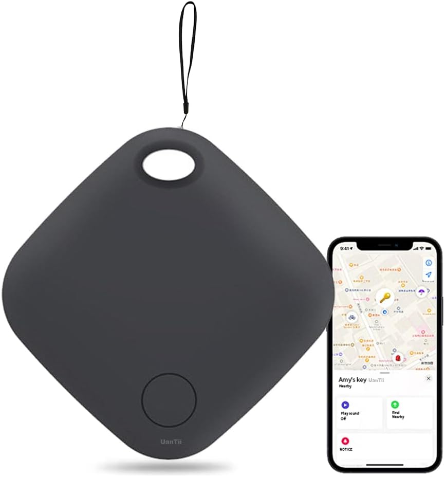 Mini localisateur GPS anti-perte pour iOS, portable et adapté pour portefeuilles, sacs
