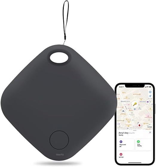 Mini localisateur GPS anti-perte pour iOS, portable et adapté pour portefeuilles, sacs