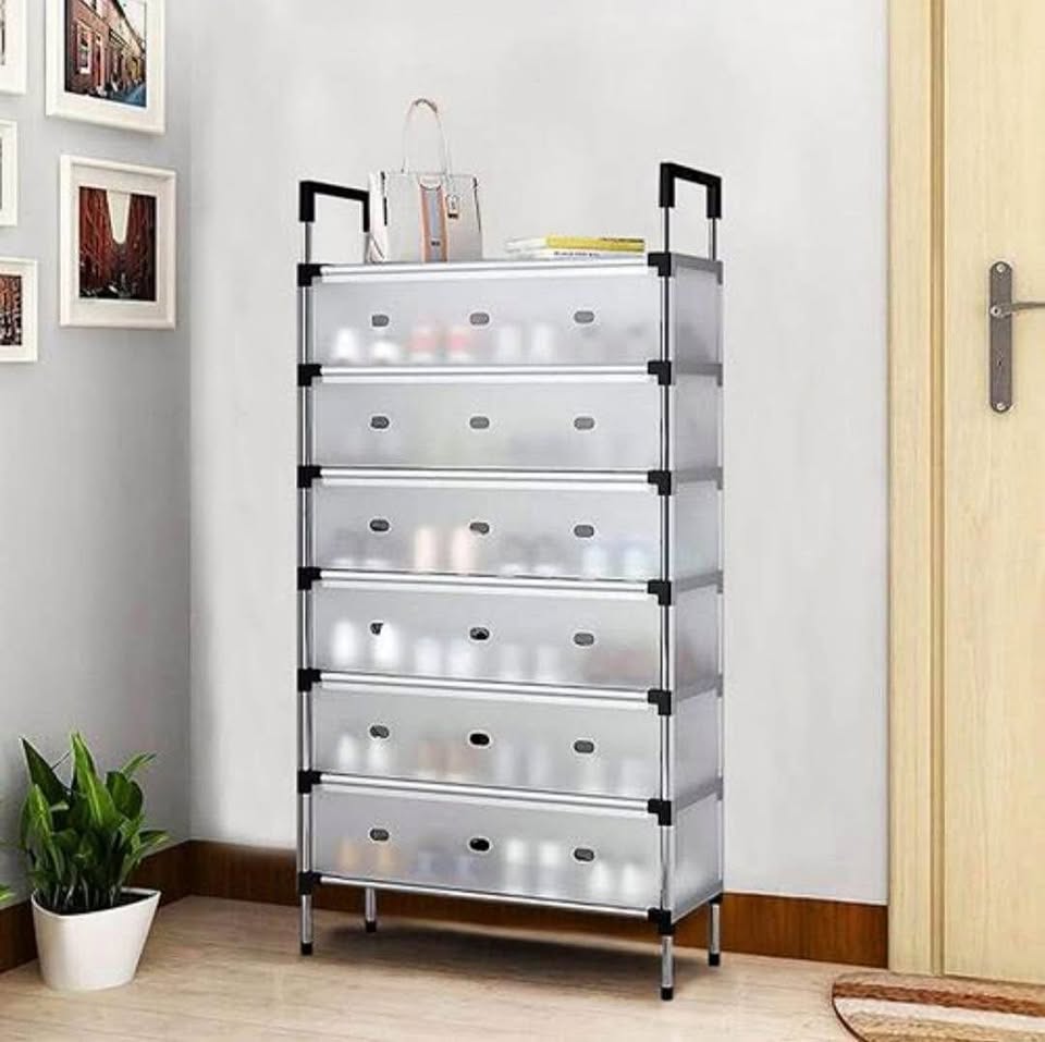 Étagère de Rangement 7 niveaux – Organisateur Pratique et Élégant