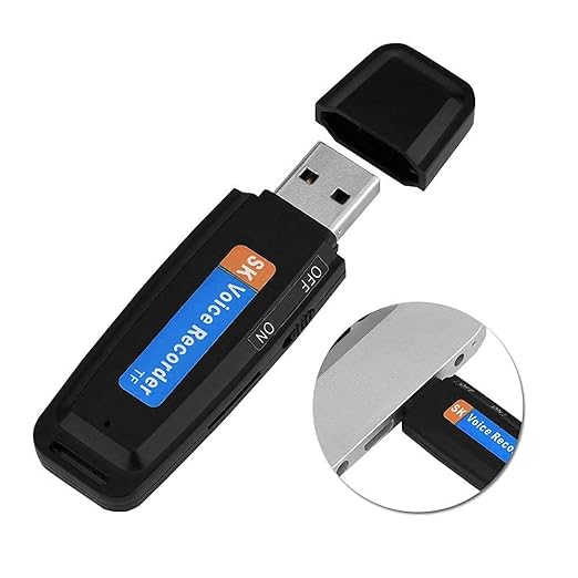 Clé USB Enregistreur ESPION - Dictaphone Numérique Puissant