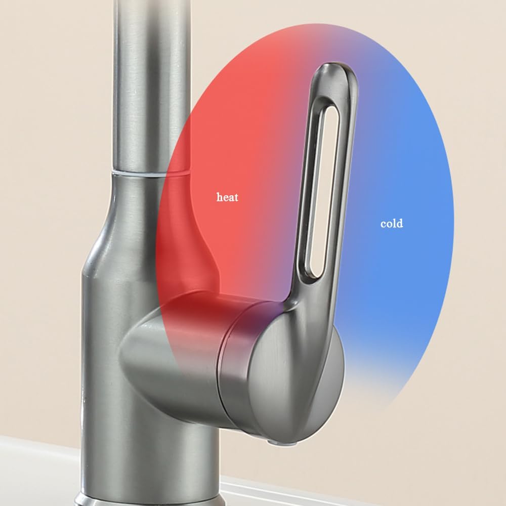 Robinet Pivotant 360° en Acier Inoxydable