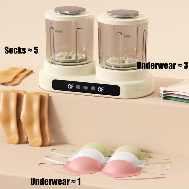 Mini Machine à Laver Portable Double Compartiment – Double Cuve Pratique