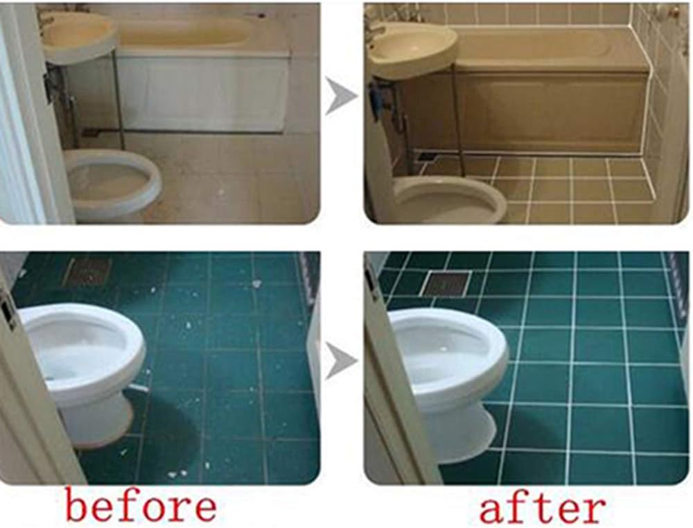 Un réparateur et rénovateur de joints pour carrelage, couleur blanche, en bouteille de 280 ml