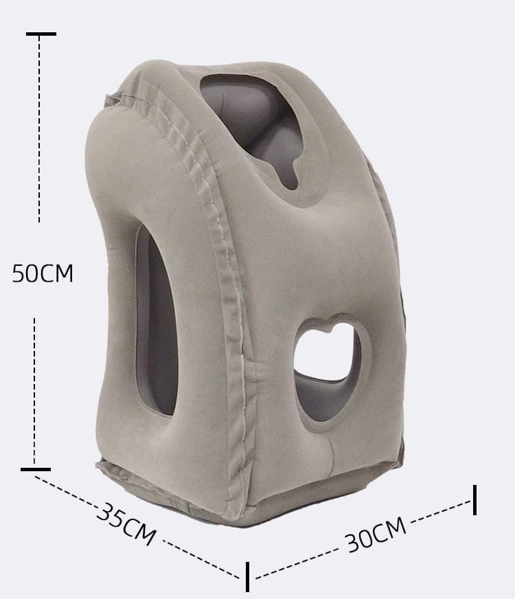 Oreiller Gonflable de Voyage - Confort Ergonomique pour Tous Vos Déplacements