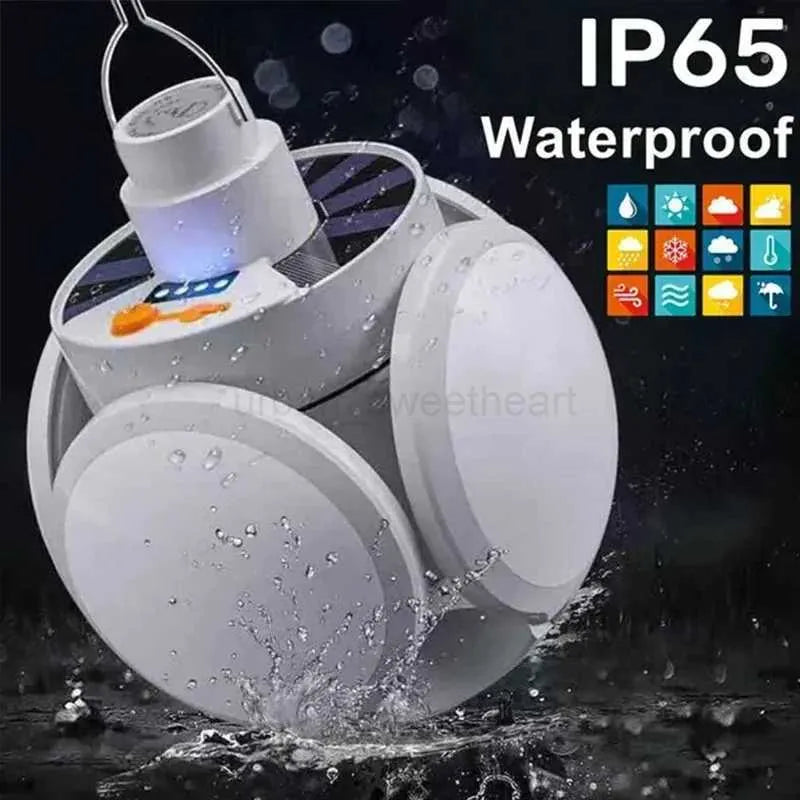 Lampe LED solaire extérieure portable