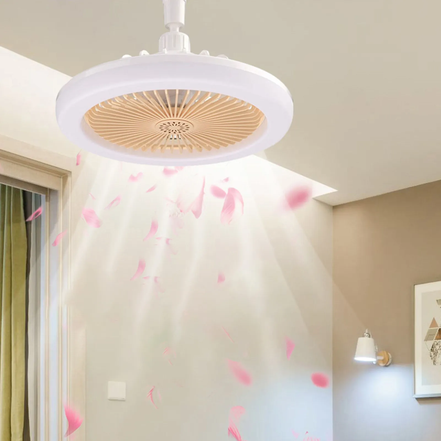 Ventilateur de plafond LED avec télécommande multifonction