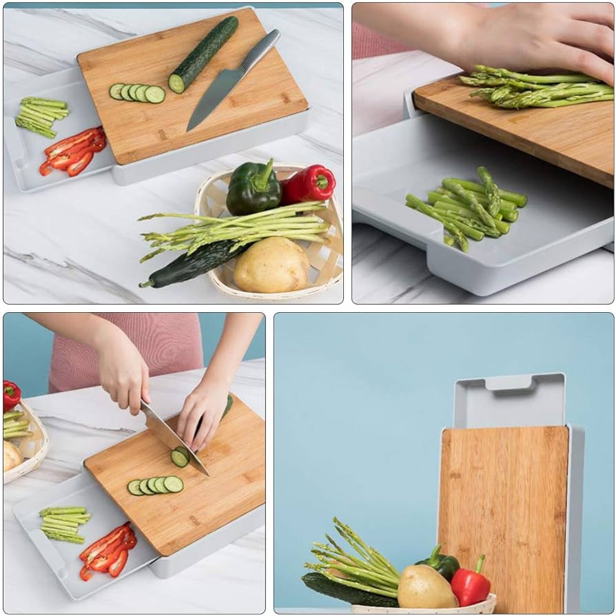Planche À Découper Détachable Pour Fruits Et Légumes