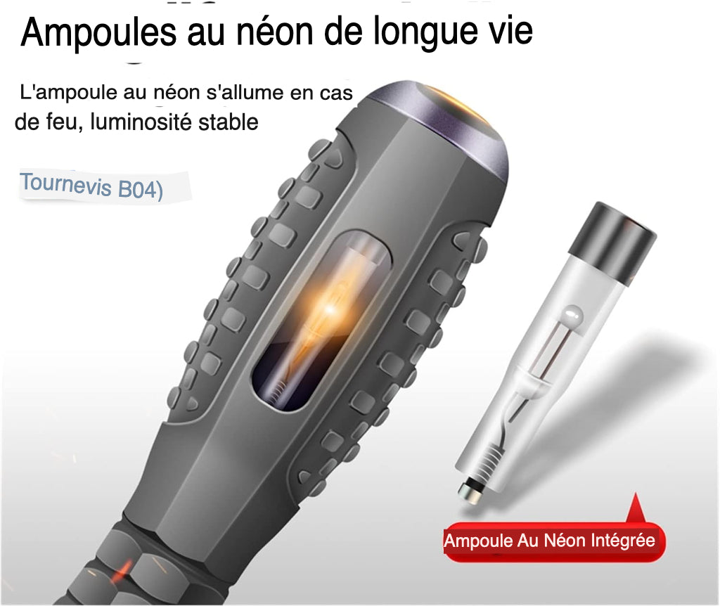 Détecteur de Tension Multifonction – L'outil Essentiel pour Électriciens et Bricoleurs