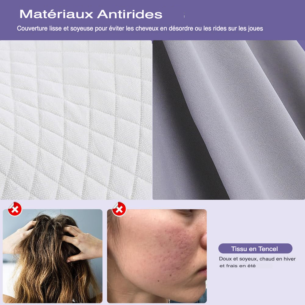 Oreiller Mèdicale Cervical Ergonomique en Mousse à Mémoire de Forme