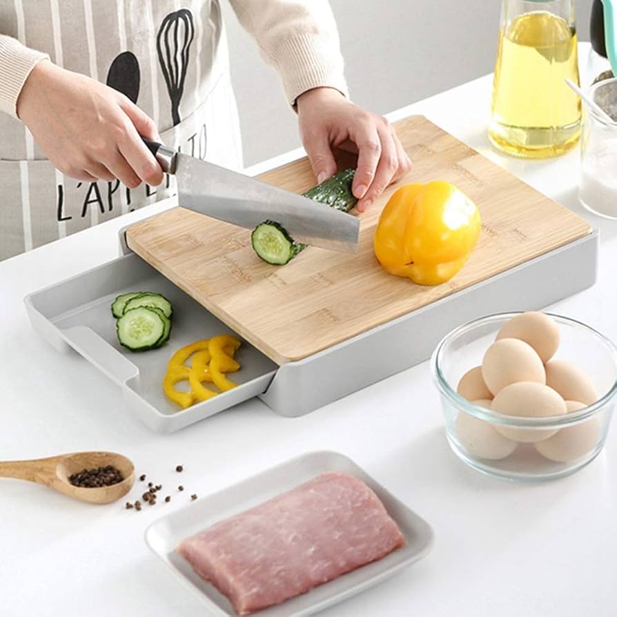 Planche À Découper Détachable Pour Fruits Et Légumes