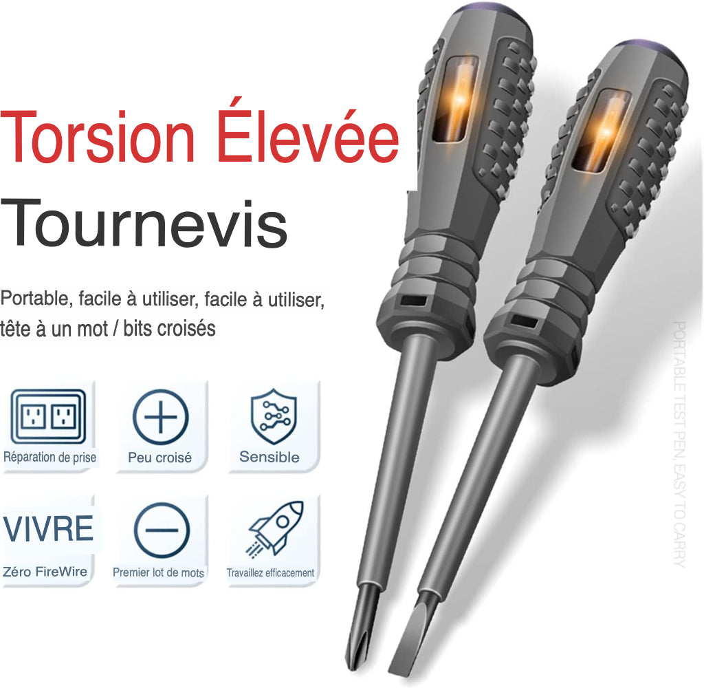Détecteur de Tension Multifonction – L'outil Essentiel pour Électriciens et Bricoleurs