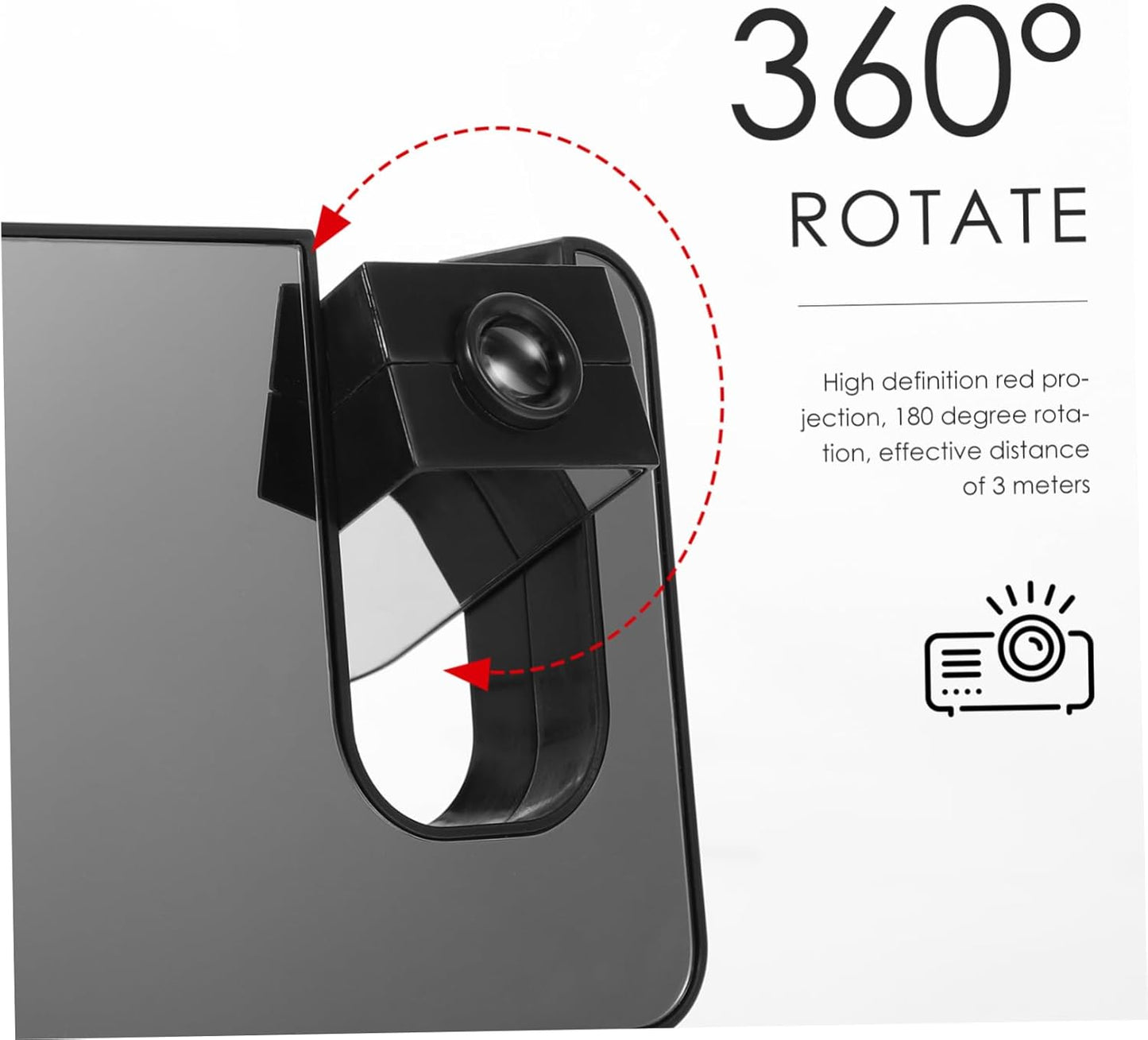 Réveil électronique à projection LED