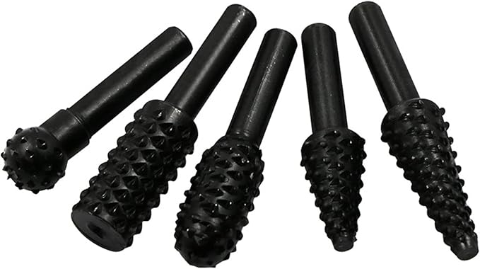 5 Embouts en Acier pour Bois, Plastique et Résine