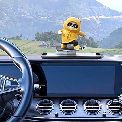 Ours Skateboardeur Accessoire Décoratif pour Voiture