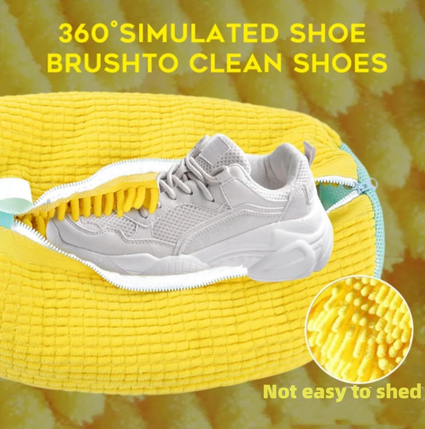 Sac de lavage de chaussures anti-déformation