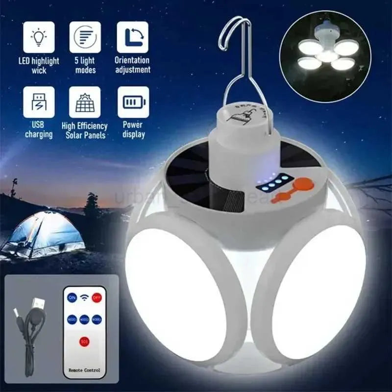 Lampe LED solaire extérieure portable