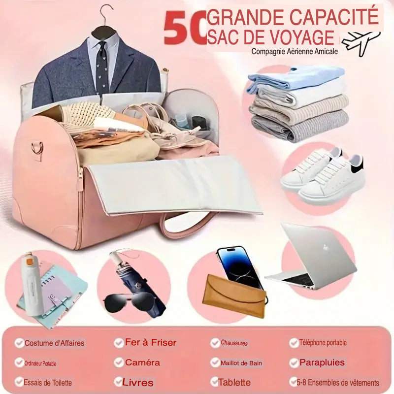 Sac de Voyage Grande Capacité - Élégance et Praticité pour Vos Déplacements