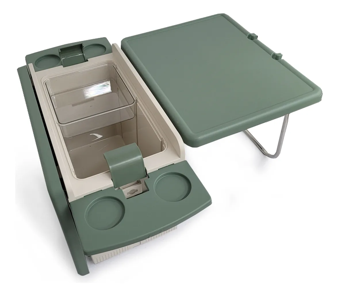 Glacière Multifonction avec Plateaux Pliables