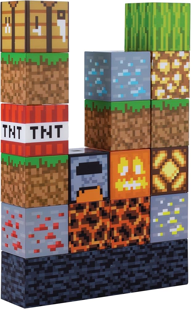 Lampe de Construction Minecraft – Blocs Lumineux Personnalisables