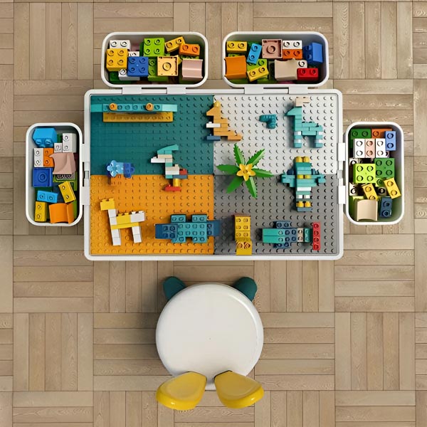 Table d’Activités Multifonction 5-en-1 pour Enfants