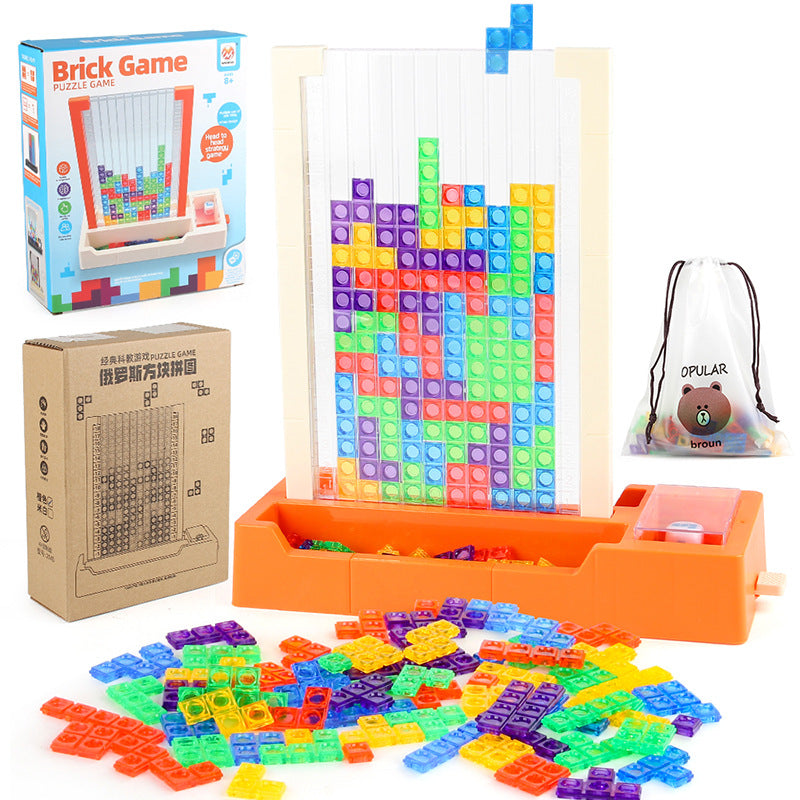 Jeu de Construction et de Logique 3D en bois