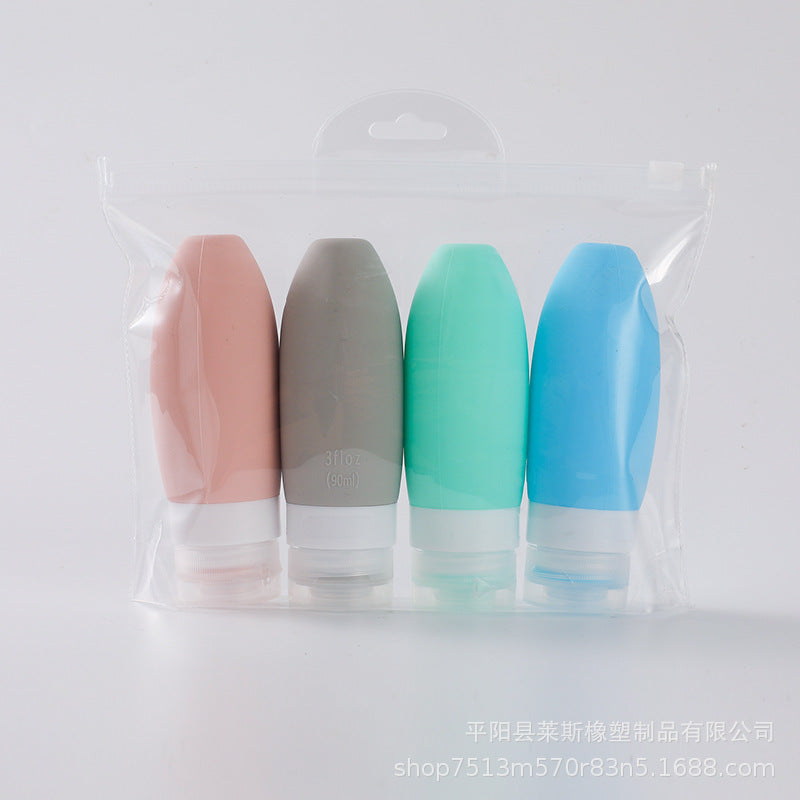 les Flacons de Voyage Réutilisables en Silicone (90ml)