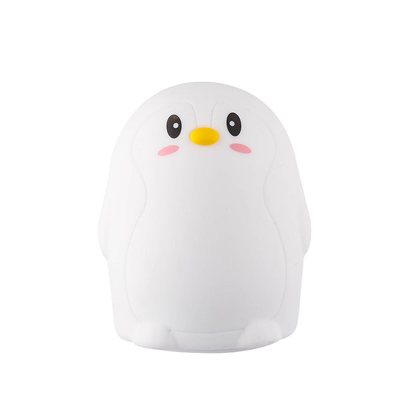 Veilleuse en Silicone – Formes Adorables : Chat, Petite Étoile, Pingouin et Petit Nuage