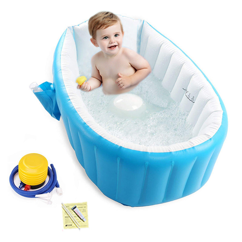 Pataugeoire Bébé Gonflable Portative – Mini Baignoire de Voyage