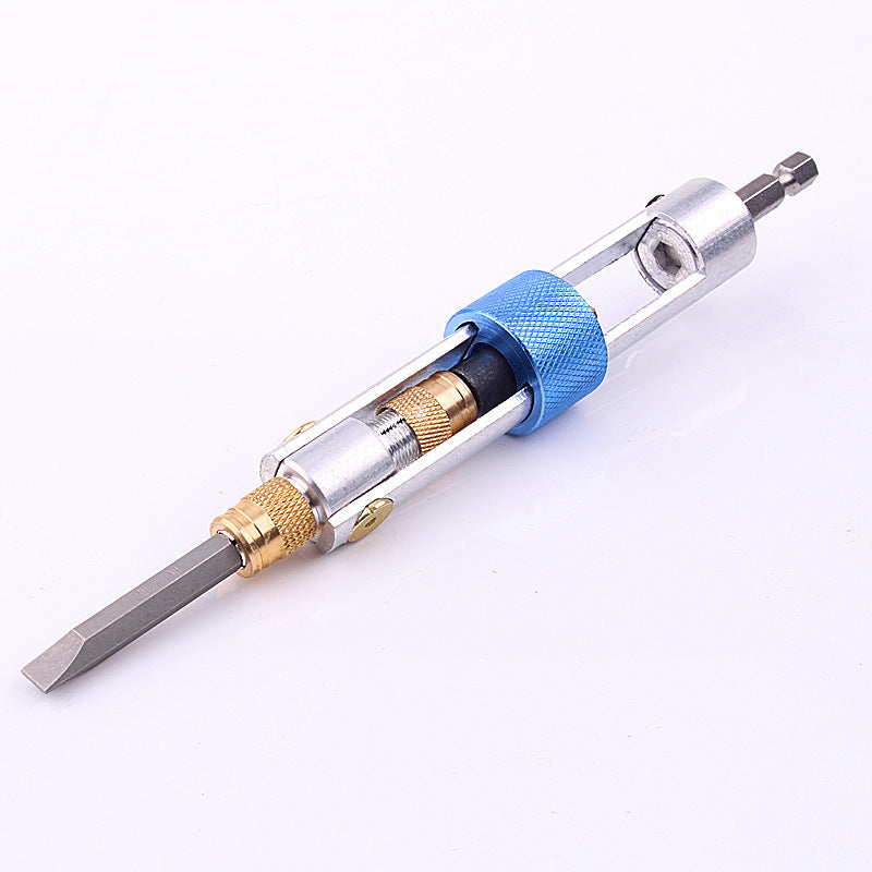 Kit d'embouts de vissage multifonction avec support et foret de centrage
