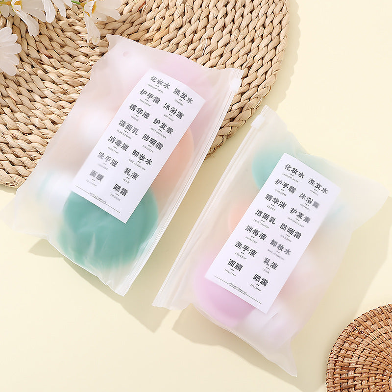 Ensemble de 3 Bouteilles de Voyage en Silicone – Idéal pour vos Déplacements