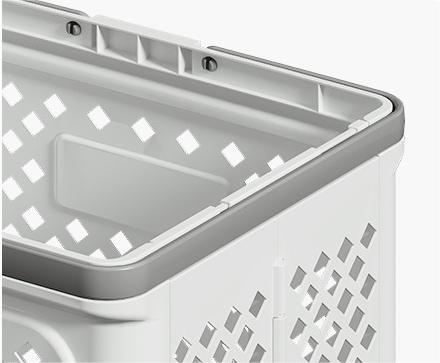 Panier à Linge Pliable et Mobile