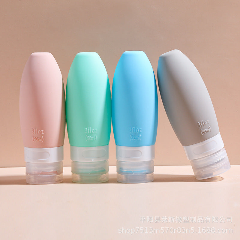 les Flacons de Voyage Réutilisables en Silicone (90ml)