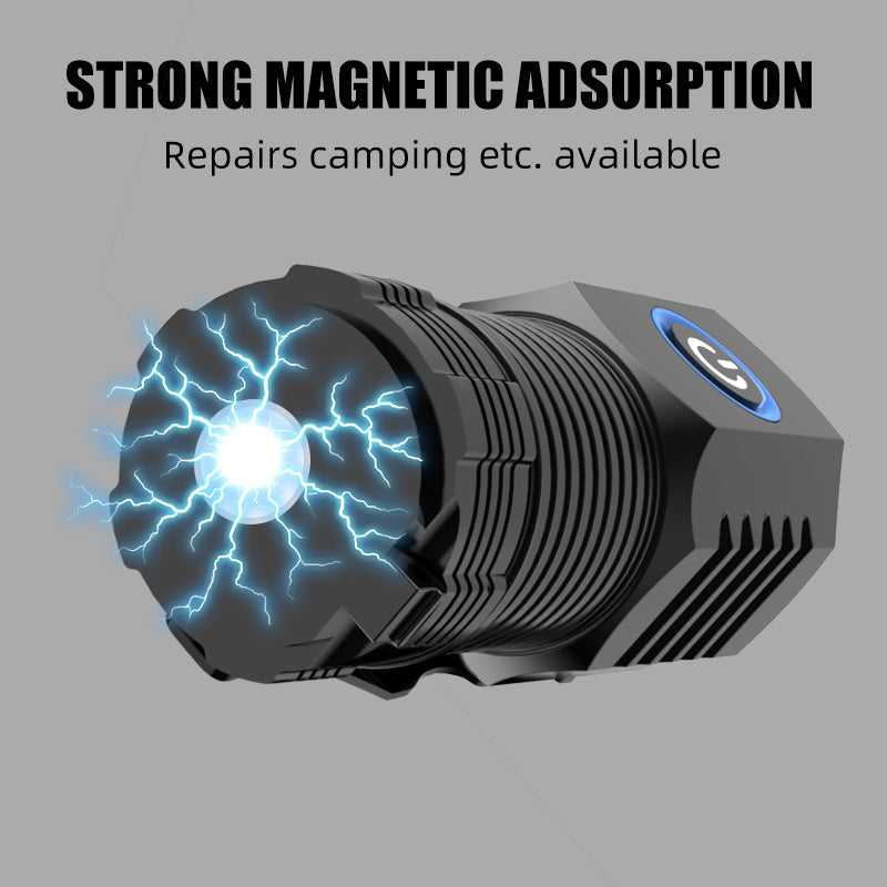 Mini lampe de poche avec clip à l'arrière