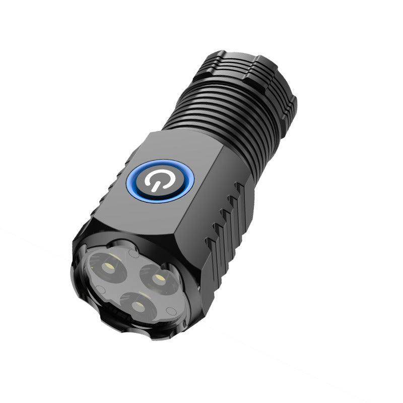 Mini lampe de poche avec clip à l'arrière