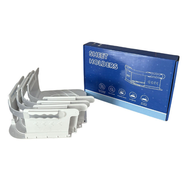 Lot de 4 Pinces de Draps avec Verrouillage