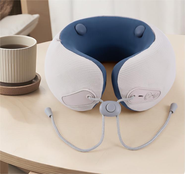 Oreiller de Massage Portable Chauffant et Vibrant
