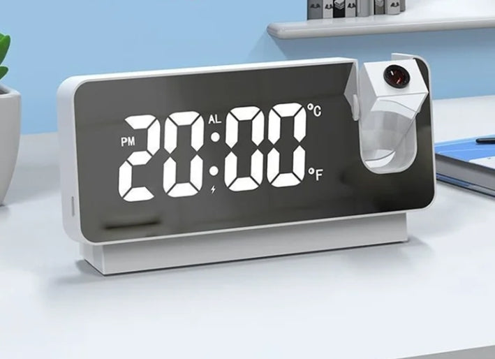 Réveil électronique à projection LED