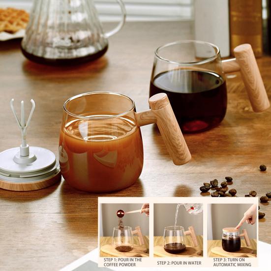 Mug Auto-Mélangeur Électrique – Mélange Parfait en Un Seul Clic