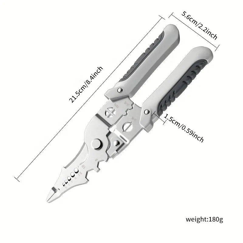 Dénudeur de Fils Électricien Polyvalent - Acier Chrome Vanadium