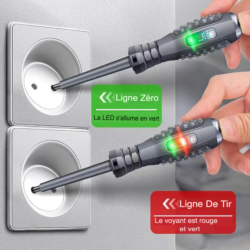 Détecteur de Tension Multifonction – L'outil Essentiel pour Électriciens et Bricoleurs