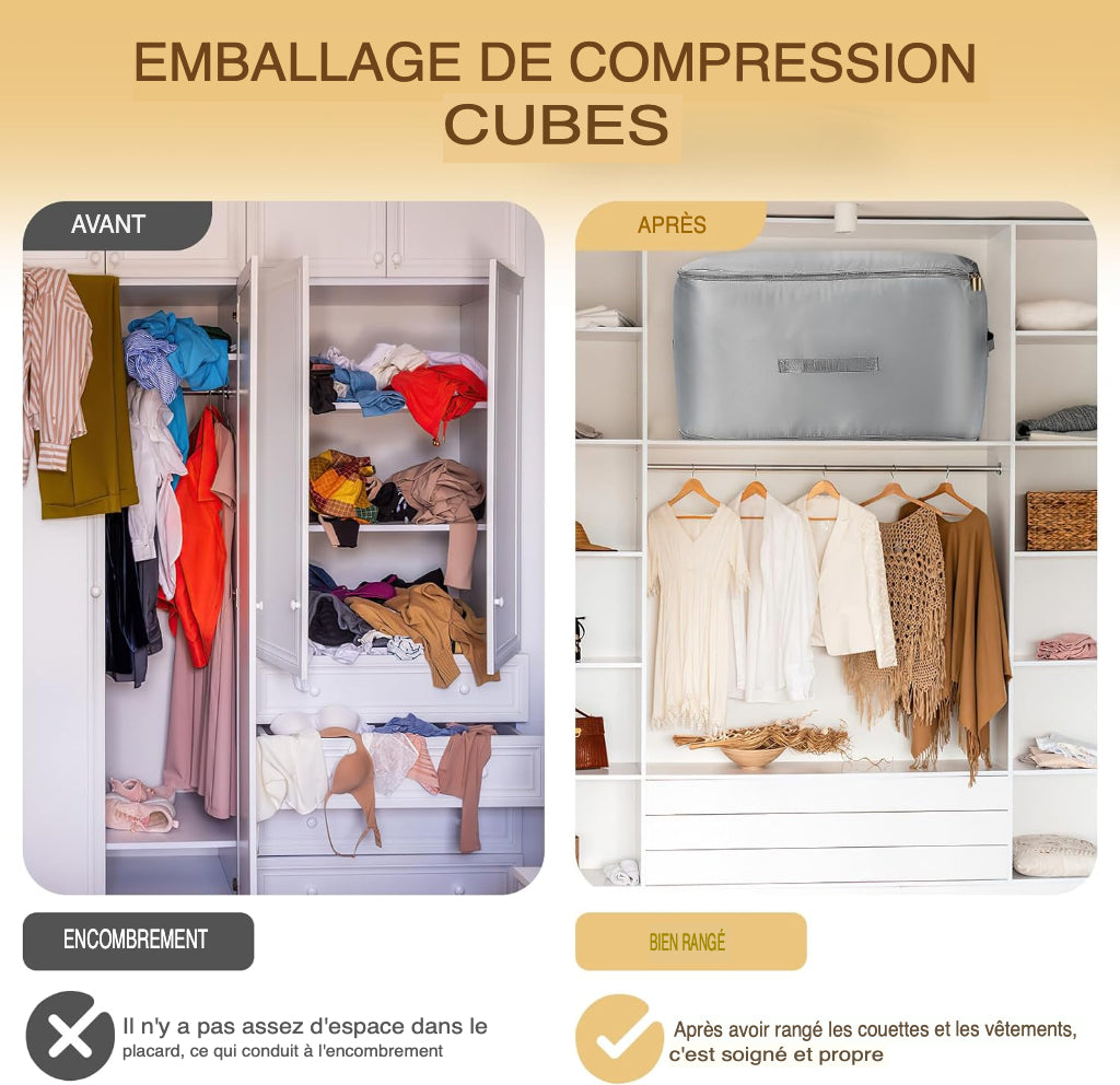 Organisateur Ultra-Compact pour Économiser de l'Espace - 2 ètages