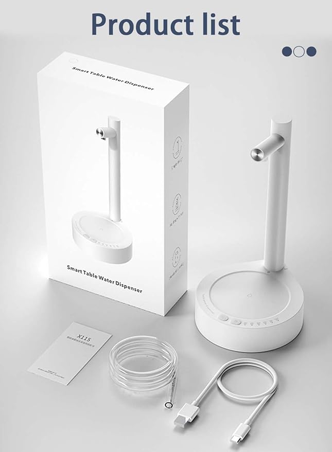 Pompe à eau électrique intelligente pour bouteilles pour un usage domestique ou portable
