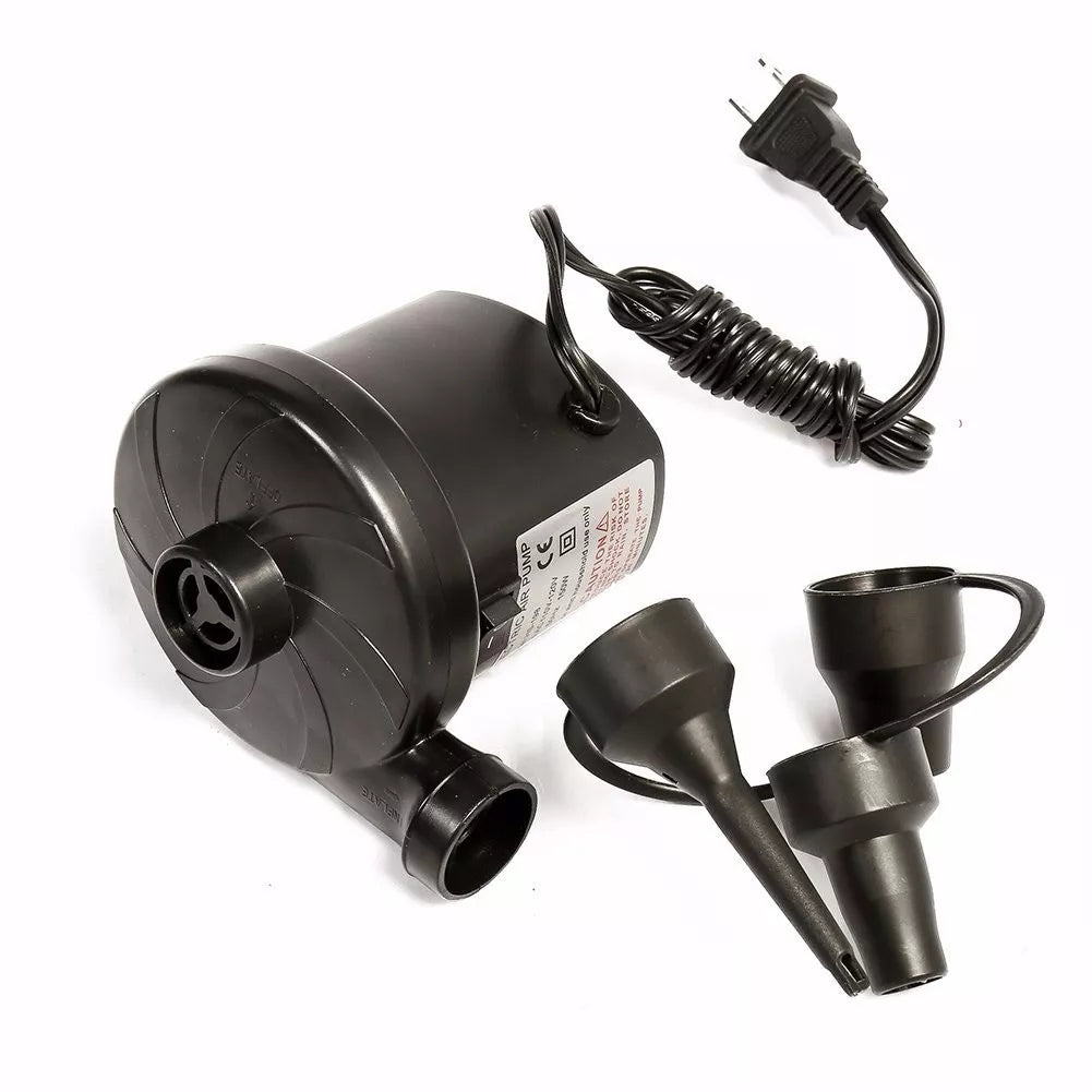 Pompe Électrique Multifonction 3-en-1 – Aspiration, Gonflage & Dégonflage Portable