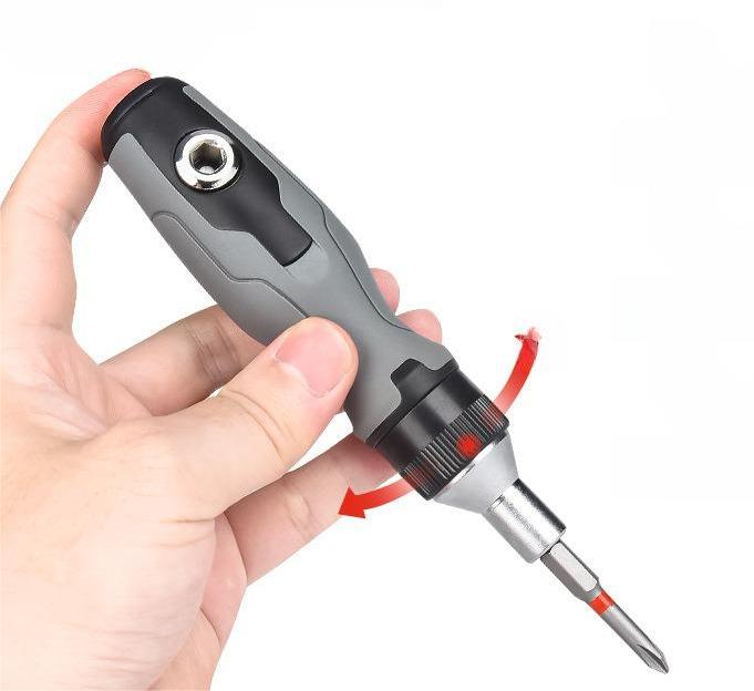 Set de Tournevis à Cliquet 41-en-1 avec Sac en Toile Renforcé