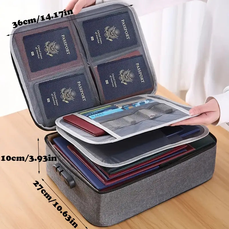 Sac de Documents Sécurisé avec Verrou à Combinaison
