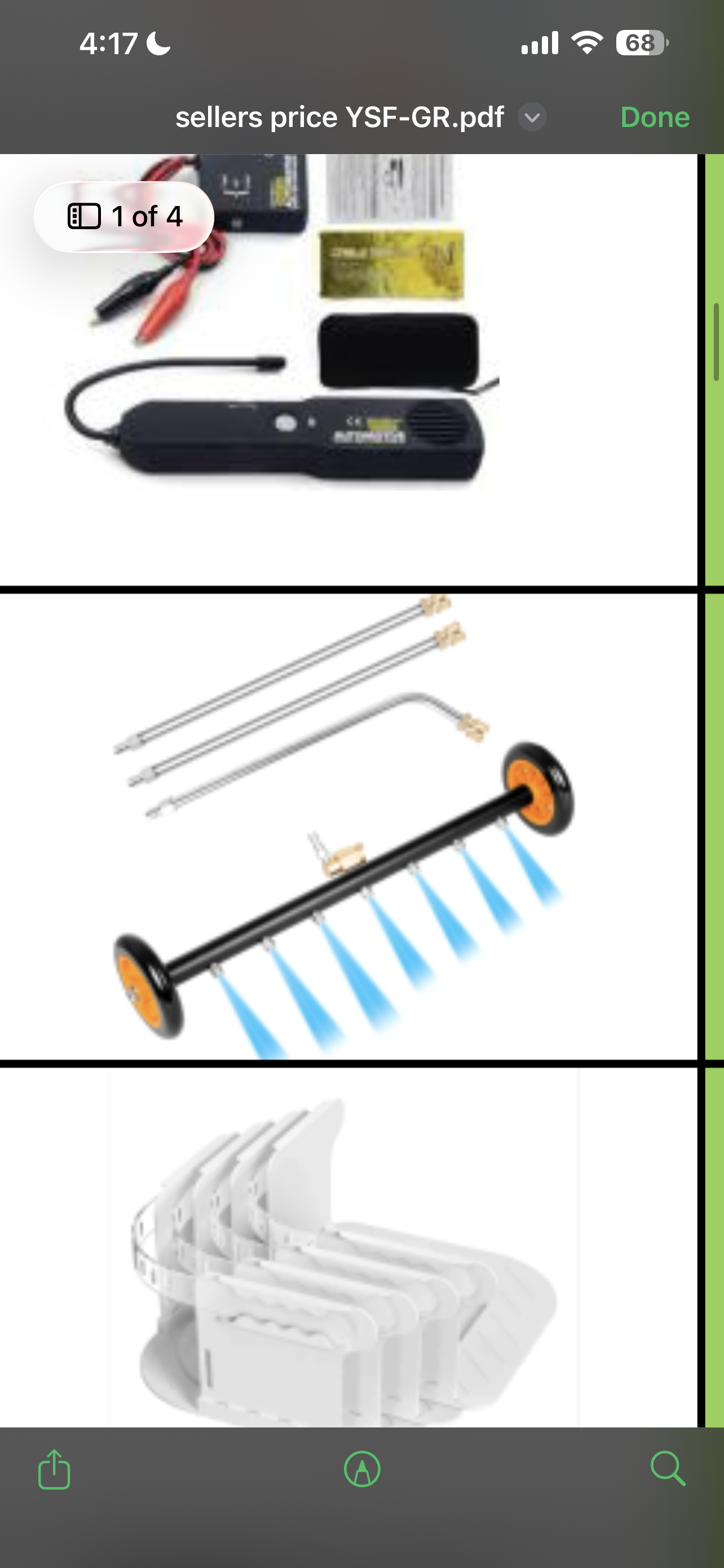 Nettoyeur Haute Pression Sous-Châssis VIGRUE 2-en-1 – Brosse à Eau 24” pour Voiture