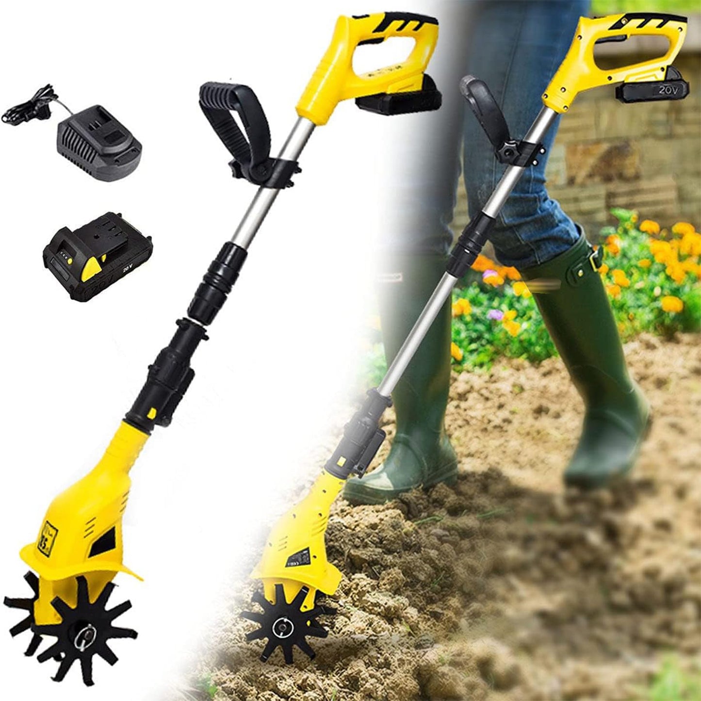 Scarificateur Électrique Sans Fil à Batterie – Lithium 48V
