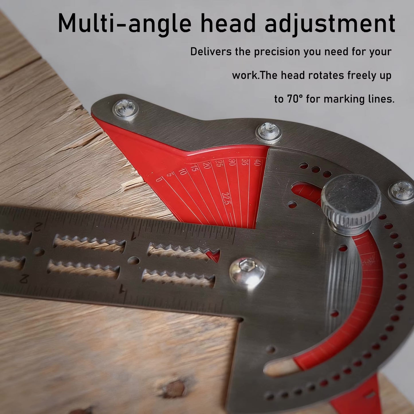 Règle d’Angle Multifonction Industrielle pour Menuiserie